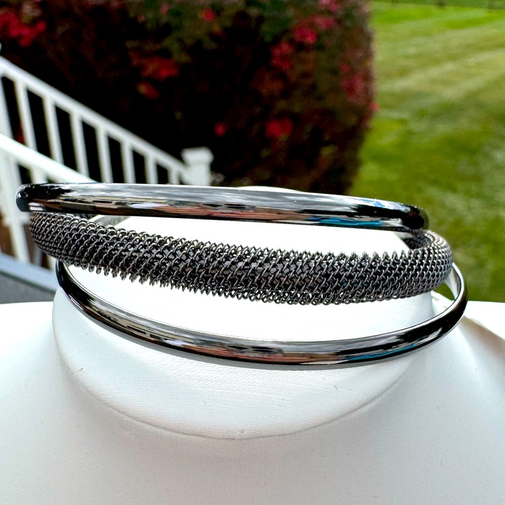 Lia Sophia Meshed Cuff Bracelet
